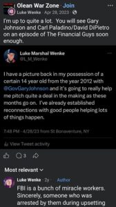screenshot of an x/twitter post by luke wenke obsessing over carl paladino and ny assemblyman david dipietro april 2023