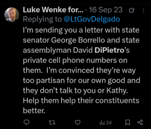 luke wenke x twitter screenshot letter writing obsession 2023