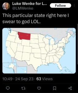 luke wenke x twitter screenshot ryan benjamin teeter obsession 2023