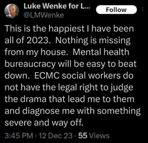 luke wenke x twitter screenshot 2023 ecmc