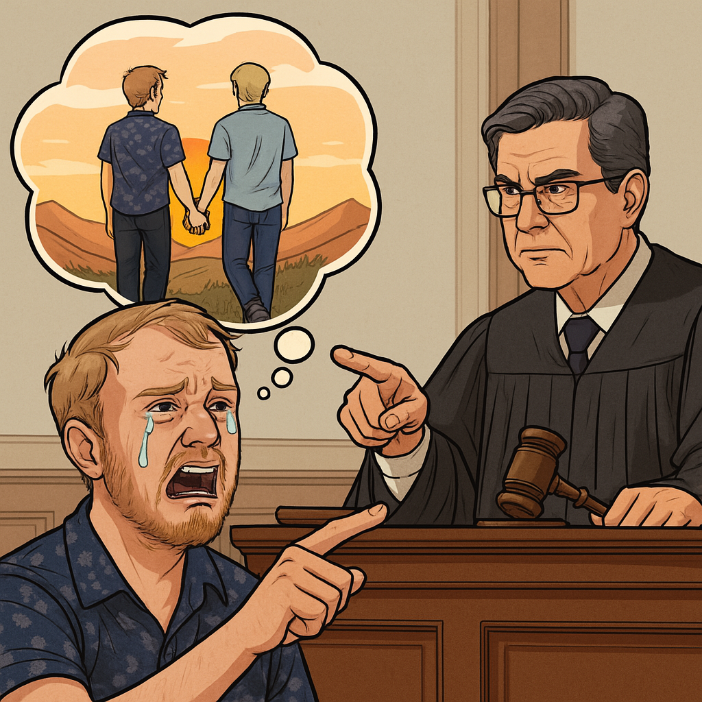 LETTER: Luke Wenke Asks Judge to Marry Him & His Uninterested Romantic Obsession