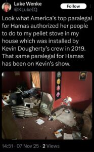 luke wenke x twitter screenshots katie obsession false allegations trespassing home invasion property damage burglary