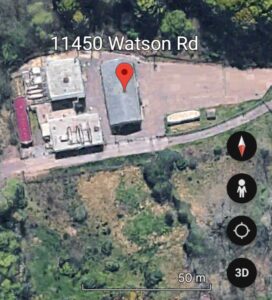 CUBRC secretive lab ashford ny research development heavy security aerial view forest