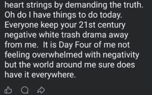 luke wenke facebook screenshot incel talk 2023